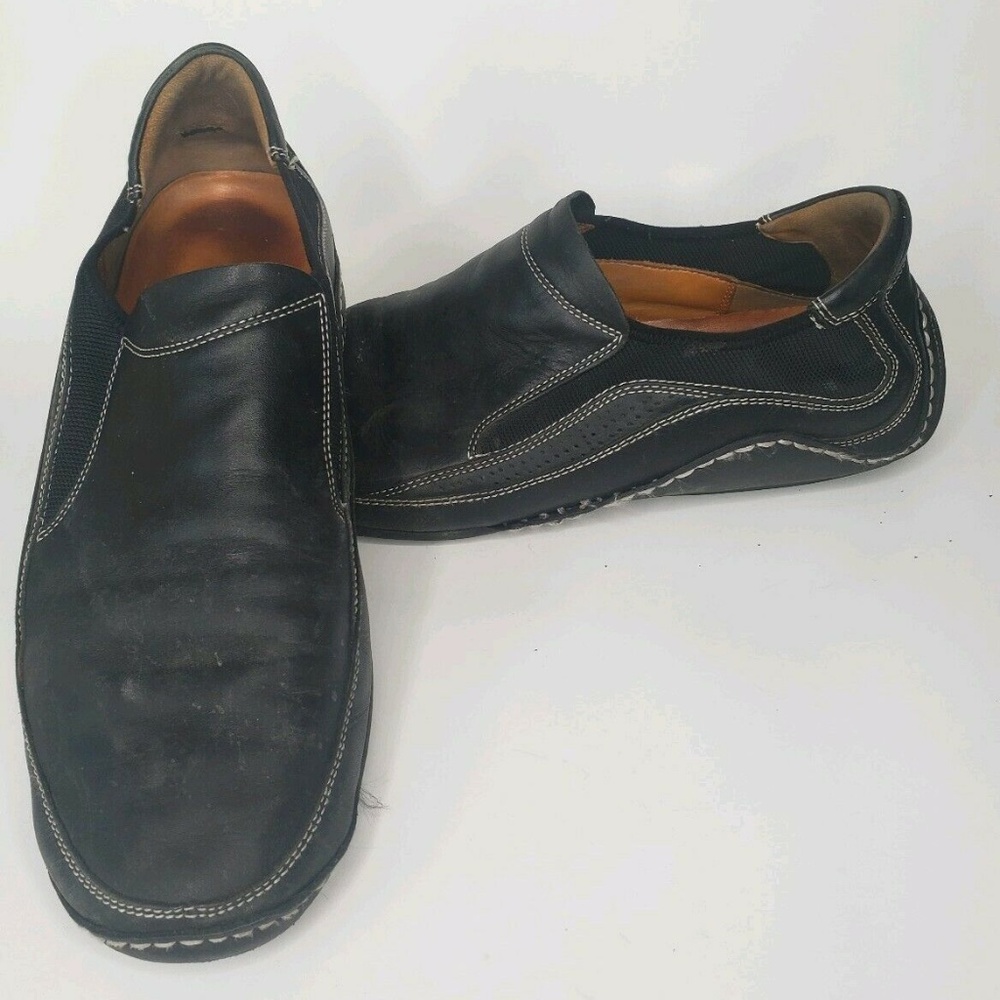 Cole Haan NikeAir Men Blac Leather slip on loafers